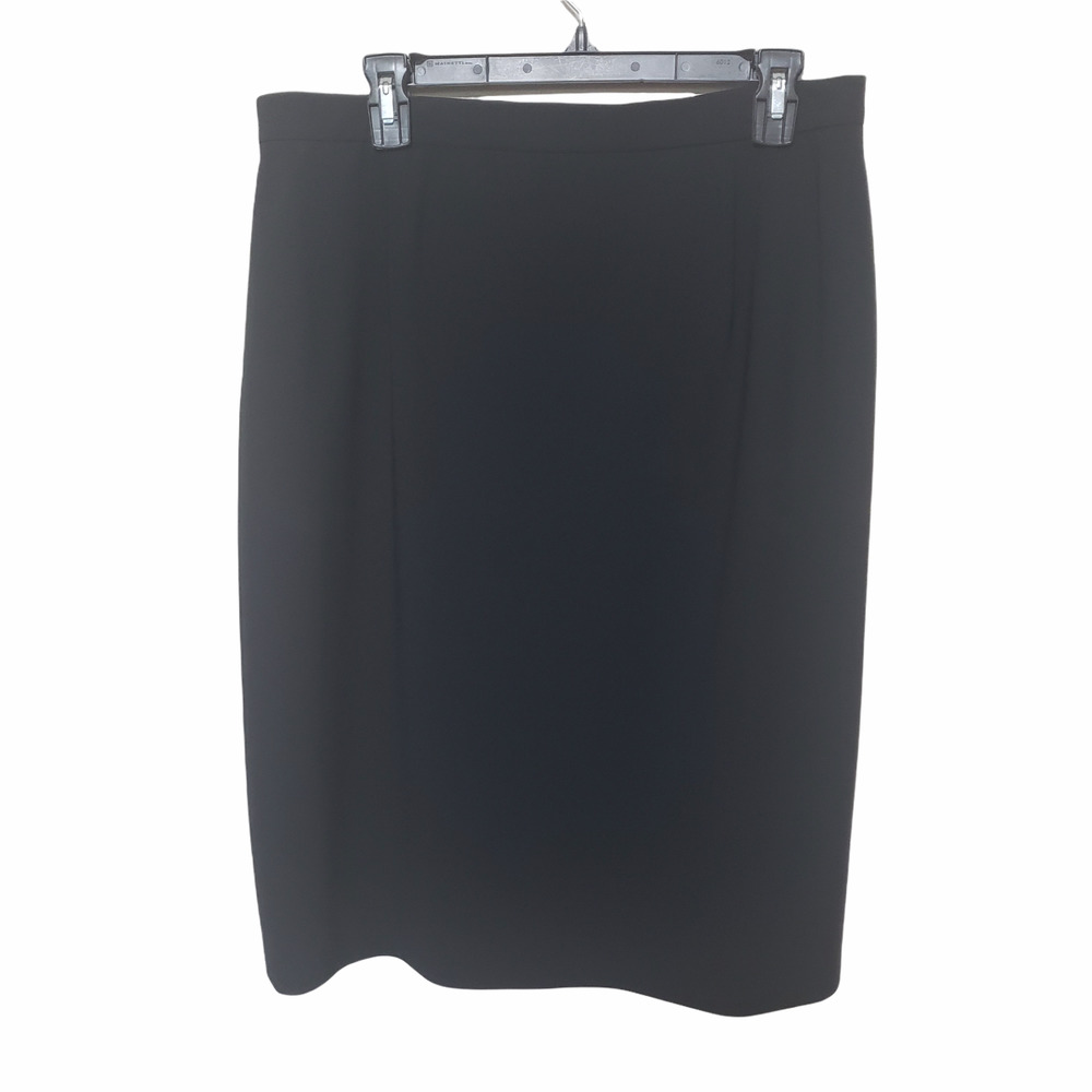 Jones New York Collection Womens Pencil Skirt Black Plus Size 14 Dry Clean Only